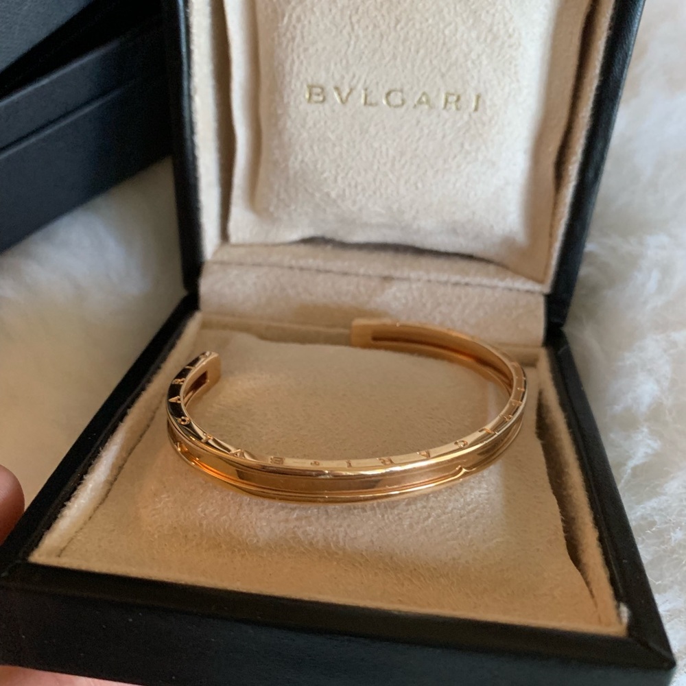 SOLD Bvlgari bzero 1 pink gold bracelet